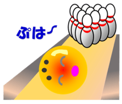 feelings of bowling ball sticker #13068385