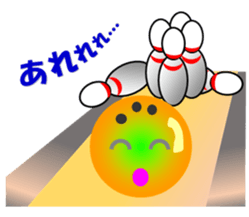 feelings of bowling ball sticker #13068389