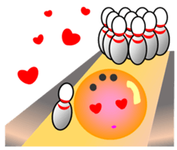 feelings of bowling ball sticker #13068390
