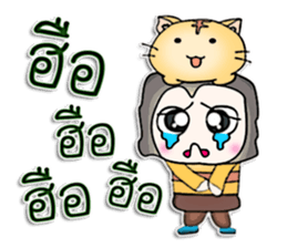 Mr. Mikio . Love cat . sticker #13068414