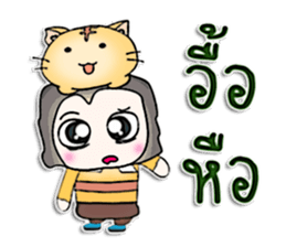 Mr. Mikio . Love cat . sticker #13068432