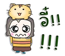 Mr. Mikio . Love cat . sticker #13068436