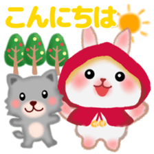 Little Red Riding Hood Rabbit 2 sticker #13068639