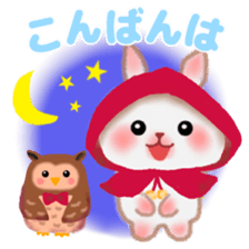 Little Red Riding Hood Rabbit 2 sticker #13068640