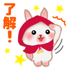 Little Red Riding Hood Rabbit 2 sticker #13068642