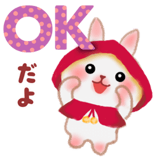 Little Red Riding Hood Rabbit 2 sticker #13068643