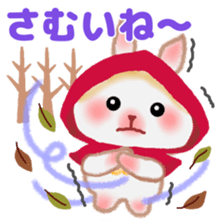 Little Red Riding Hood Rabbit 2 sticker #13068650