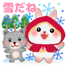 Little Red Riding Hood Rabbit 2 sticker #13068651