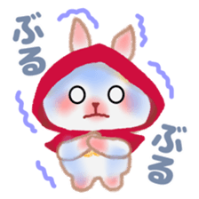 Little Red Riding Hood Rabbit 2 sticker #13068654