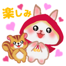 Little Red Riding Hood Rabbit 2 sticker #13068664
