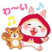 Little Red Riding Hood Rabbit 2 sticker #13068665
