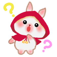 Little Red Riding Hood Rabbit 2 sticker #13068666