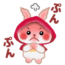 Little Red Riding Hood Rabbit 2 sticker #13068672