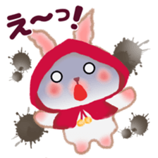 Little Red Riding Hood Rabbit 2 sticker #13068673
