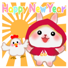 Little Red Riding Hood Rabbit 2 sticker #13068674