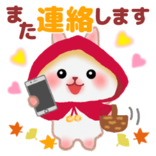 Little Red Riding Hood Rabbit 2 sticker #13068675