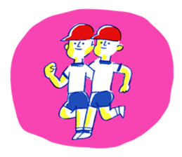 Fun athletic meet sticker #13068805