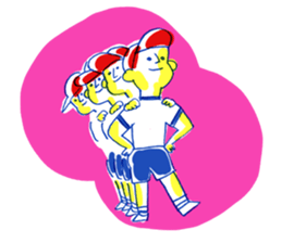 Fun athletic meet sticker #13068823