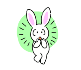 Easy to use, Philosophical Rabbit sticker #13069086