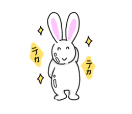 Easy to use, Philosophical Rabbit sticker #13069112