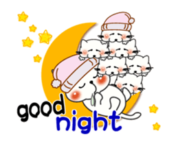 The balloon cat which moves sticker #13069405