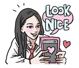 AsB - 128 B+G / Be Positive Girls! sticker #13069688