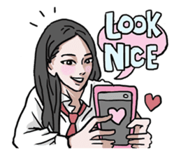 AsB - 128 B+G / Be Positive Girls! sticker #13069688