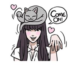 AsB - 128 B+G / Be Positive Girls! sticker #13069694