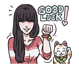 AsB - 128 B+G / Be Positive Girls! sticker #13069697