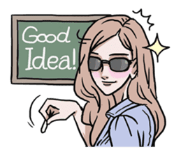 AsB - 128 B+G / Be Positive Girls! sticker #13069699