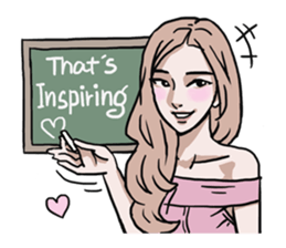 AsB - 128 B+G / Be Positive Girls! sticker #13069701