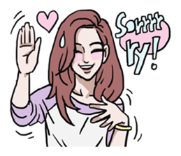 AsB - 128 B+G / Be Positive Girls! sticker #13069702