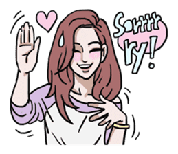 AsB - 128 B+G / Be Positive Girls! sticker #13069702