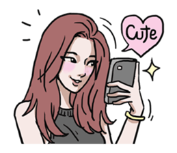 AsB - 128 B+G / Be Positive Girls! sticker #13069704