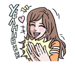 AsB - 128 B+G / Be Positive Girls! sticker #13069707