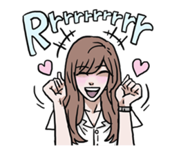 AsB - 128 B+G / Be Positive Girls! sticker #13069708