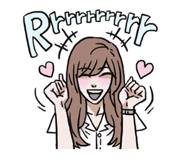 AsB - 128 B+G / Be Positive Girls! sticker #13069708