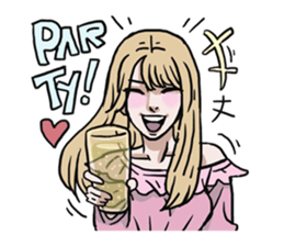 AsB - 128 B+G / Be Positive Girls! sticker #13069711