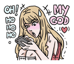 AsB - 128 B+G / Be Positive Girls! sticker #13069713