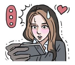 AsB - 128 B+G / Be Positive Girls! sticker #13069714