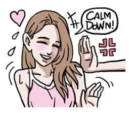 AsB - 128 B+G / Be Positive Girls! sticker #13069716