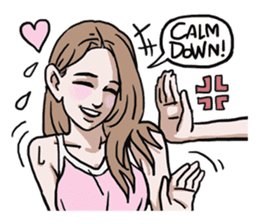 AsB - 128 B+G / Be Positive Girls! sticker #13069716