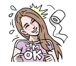 AsB - 128 B+G / Be Positive Girls! sticker #13069717