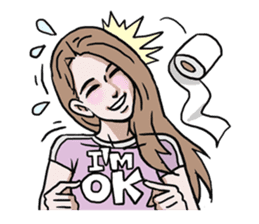 AsB - 128 B+G / Be Positive Girls! sticker #13069717