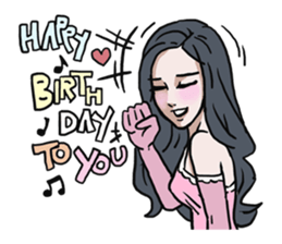 AsB - 128 B+G / Be Positive Girls! sticker #13069720