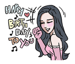 AsB - 128 B+G / Be Positive Girls! sticker #13069720