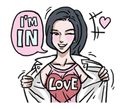 AsB - 128 B+G / Be Positive Girls! sticker #13069721