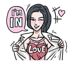 AsB - 128 B+G / Be Positive Girls! sticker #13069721