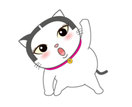 Cute Cat fat sticker #13069830