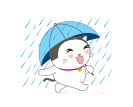 Cute Cat fat sticker #13069833